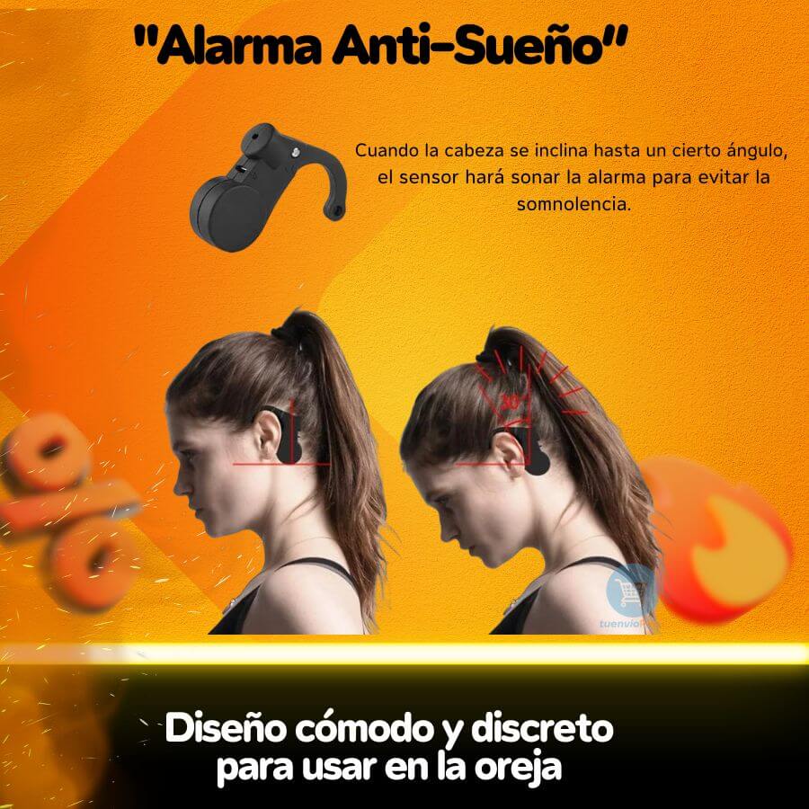 Alarma antisueño para conductores + Envio Gratis